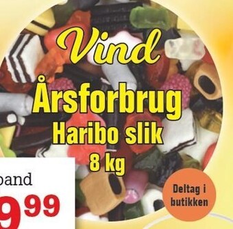 Poetzsch Padborg Vind årsforbrug haribo slik 8 kg tilbud