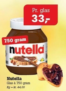 Poetzsch Padborg Nutella tilbud