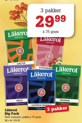 Poetzsch Padborg Läkerol big pack tilbud