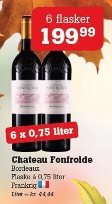 Poetzsch Padborg 6 x 0,75 liter - chateau fonfrolde tilbud