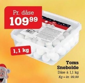 Poetzsch Padborg Toms snebolde tilbud
