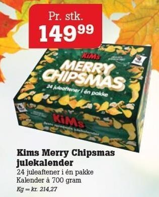 Poetzsch Padborg Kims merry chipsmas julekalender tilbud