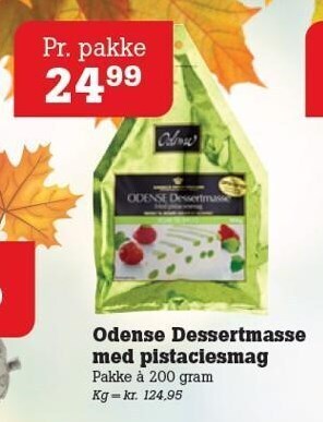 Poetzsch Padborg Odense dessertmasse med pistaciesmag tilbud