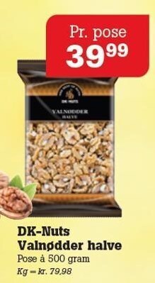 Poetzsch Padborg Dk-nuts valnødder halve tilbud