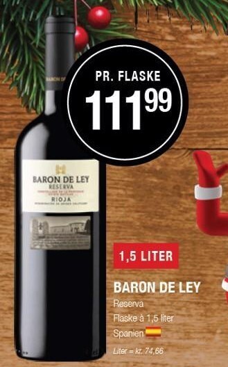 Poetzsch Padborg Baron de ley 1,5 liter tilbud