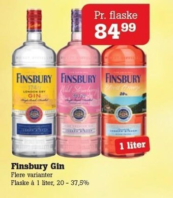Poetzsch Padborg Finsbury gin tilbud