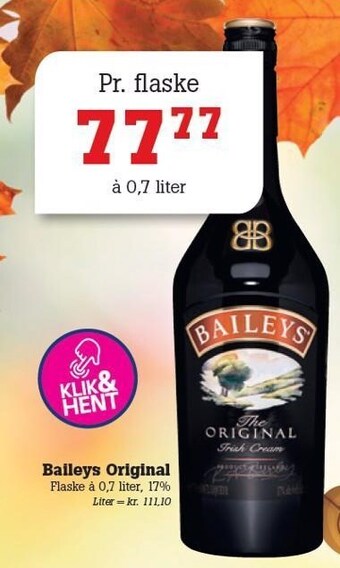 Poetzsch Padborg Baileys original tilbud