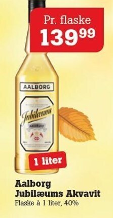 Poetzsch Padborg Aalborg jubilæums akvavit tilbud