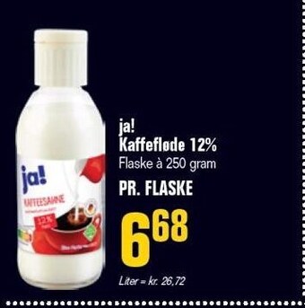 Poetzsch Padborg Ja! kaffefløde 12% tilbud