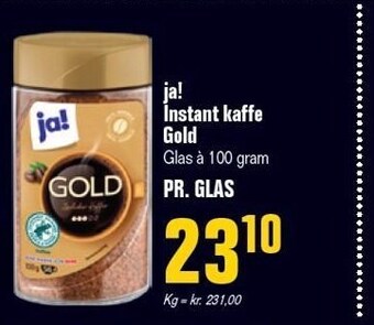 Poetzsch Padborg Ja! instant kaffe gold tilbud