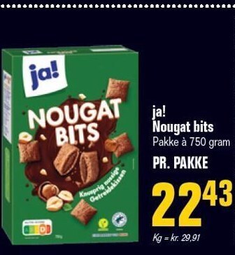 Poetzsch Padborg Ja! nougat bits tilbud