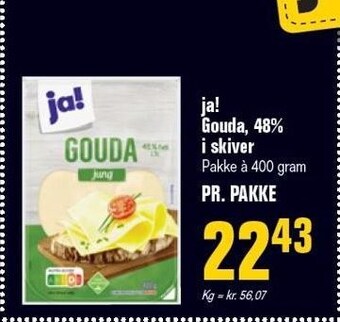 Poetzsch Padborg Ja! gouda, 48% i skiver tilbud