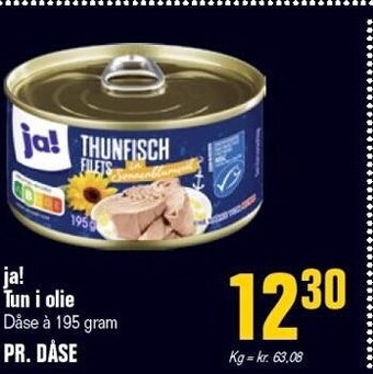 Poetzsch Padborg Ja! tun i olie tilbud