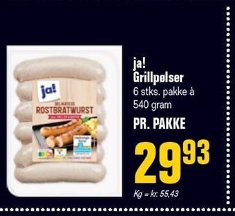 Poetzsch Padborg Ja! grillpølser tilbud