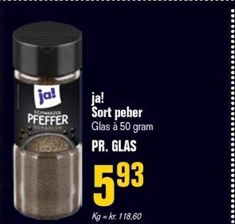 Poetzsch Padborg Ja! sort peber tilbud