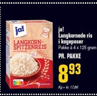 Poetzsch Padborg Ja! langkornede ris i kogeposer tilbud