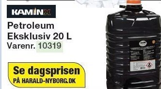 Harald Nyborg Kaminx petroleum eksklusiv 20 l tilbud