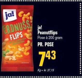 Poetzsch Padborg Ja! peanutflips tilbud