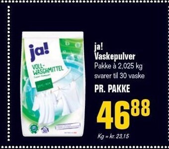 Poetzsch Padborg Ja! vaskepulver tilbud
