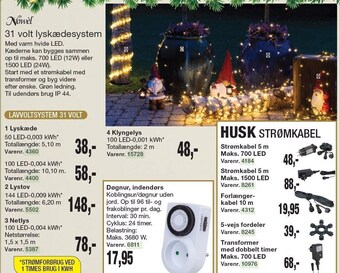 Nowel 31 volt lyskædesystem
