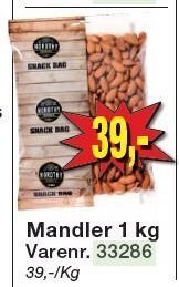Harald Nyborg Mandler 1 kg tilbud