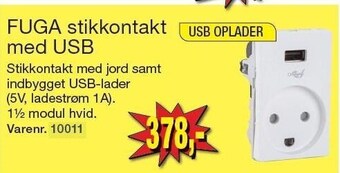 Harald Nyborg Fuga stikkontakt med usb tilbud