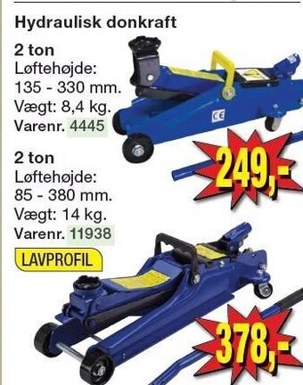 Harald Nyborg Hydraulisk donkraft tilbud