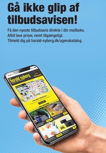Harald Nyborg Gå ikke glip af tilbudsavisen! tilbud