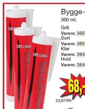 Harald Nyborg Bygge- og sanitetssilikone tilbud