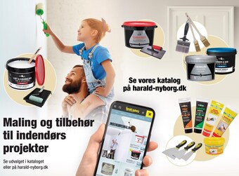 Harald Nyborg Maling og tilbehør til indendørs projekter tilbud