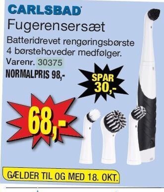 Harald Nyborg Carlsbad fugerensersæt tilbud