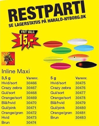 Harald Nyborg Inline maxi tilbud