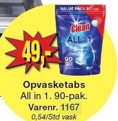 Harald Nyborg Opvasketabs tilbud