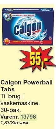 Harald Nyborg Calgon powerball tabs tilbud
