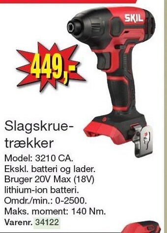 Harald Nyborg Slagskruetrækker tilbud