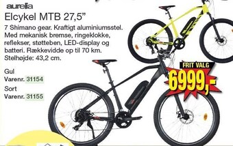 Harald Nyborg Aurelia elcykel mtb 27,5'' tilbud