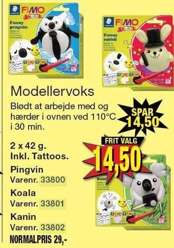 Harald Nyborg Staedtler modellervoks tilbud