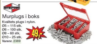 Harald Nyborg Mitsutomo murplugs i boks tilbud