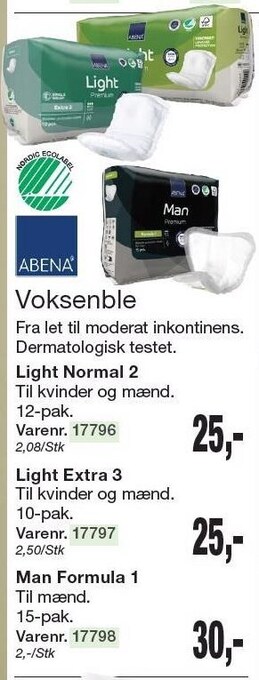 Abena voksenble