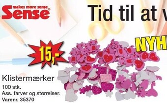Harald Nyborg Sense klistermærker tilbud