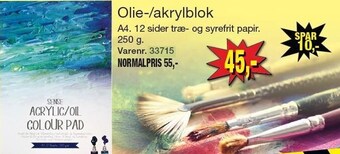 Harald Nyborg Olie-/akrylblok tilbud
