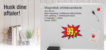 Magnetisk whiteboardtavle