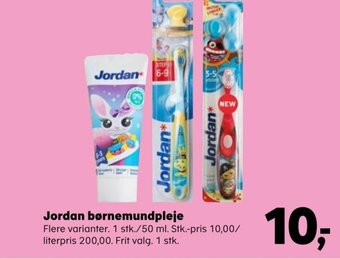 SuperBrugsen Jordan børnemundpleje tilbud