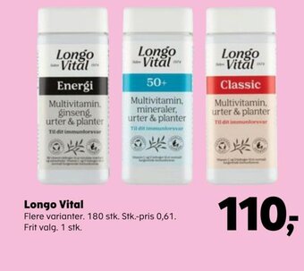 SuperBrugsen Longo -Vital tilbud