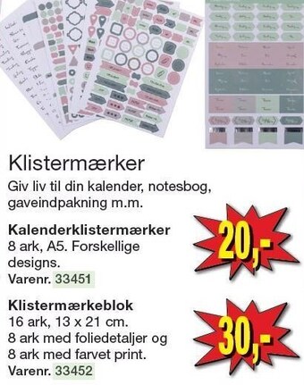 Harald Nyborg Klistermærker tilbud