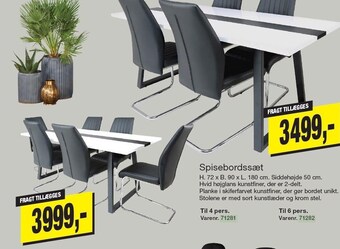 Harald Nyborg Spisebordssæt tilbud