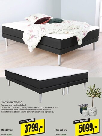 Harald Nyborg Continentalseng tilbud