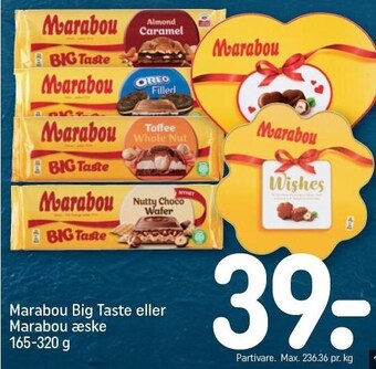 REMA 1000 Marabou big taste eller marabou æske tilbud