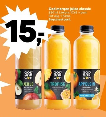 God morgen juice classic
