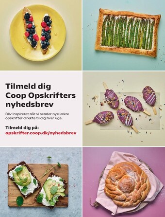 SuperBrugsen Tilmeld dig coop opskrifters nyhedsbrev tilbud